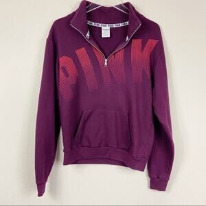 VS Pink | Purple Zip Neck Sweatshirt Sz XS